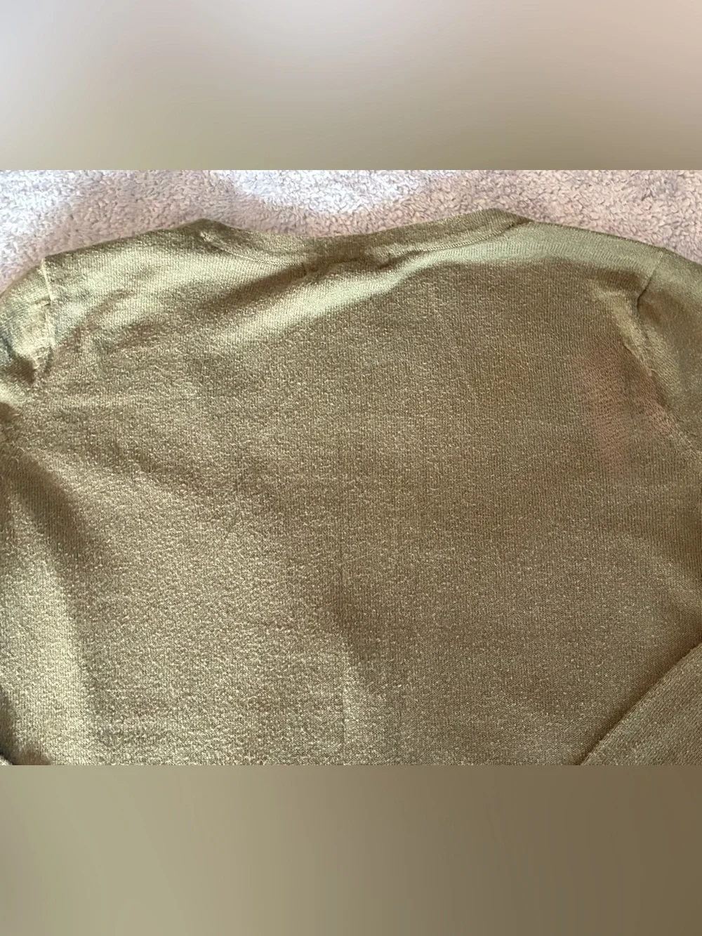 Women’s Forever 21 Olive Green V-Neck Button Cardigan Size Small